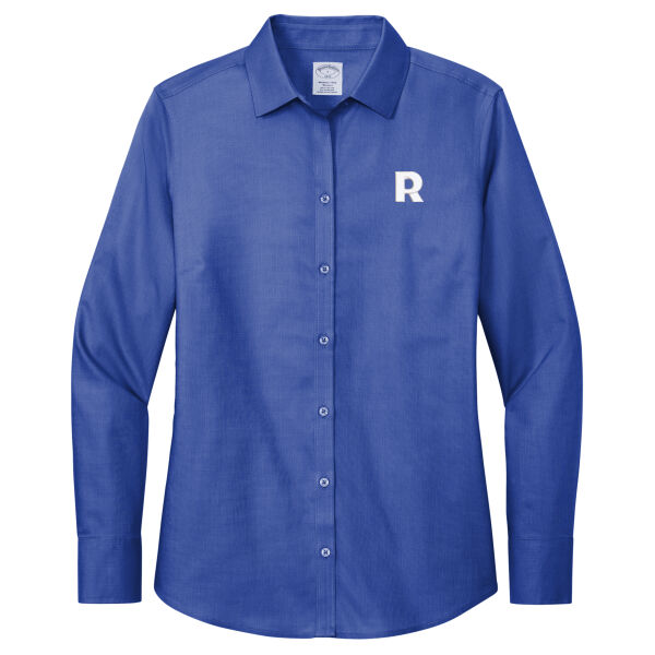 Ratermann - Women's Wrinkle Free Stretch Nailhead Shirt  Thumbnail